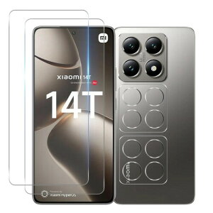 �Ή� Xiaomi 14T Pro �K���X�t�B���� �w��F�ؑΉ� xiaomi 14tpro �t�B���� (2��) +�����Y�t�B���� (2��) �V���I�~ 14T Pro �����K���X ���炳�烌���Y�ی� �P�[�X WEKMI14TPTM