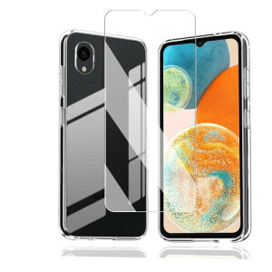 �Ή� Galaxy A23 �P�[�X+ �K���X�t�B���� SC-56C SCG18 �ی�t�B���� �ώw�� ������ ���˒ጸ ��U�h�~���� �M�����N�V�[ A23 �_�� TPU �J�o�[ �S���� �U�M���H ���ς��ɂ���