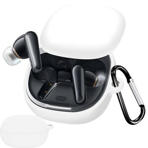 INIAYOH For Anker Soundcore Liberty 4 �ی�P�[�X Anker Soundcore Liberty 4 �P�[�X �J���r�i�t�� �ϏՌ� �����^ �h���h�o �[�d�\ �����h�~�i�z���C�g�j