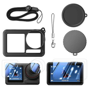 For DJI Osmo Action 5 Pro �A�N�Z�T���[ DJI Osmo Action 5 Pro �p�A�N�Z�T���[ �����\�ȃV���R�������Y�J�o�[�A�X�N���[���v���e�N�^�[����ђ��߉\�ȃl�b�N�X�g���b�v �S�[�v�� �A�N�V�����J