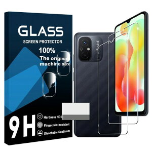 cronincards �Ή� Redmi 12C �K���X�t�C���� �{ �����Y�ی�t�B�����i2+2�����j�Ή� Redmi 12C �t�B���� �Ή� �V���I�~ ���b�h�~�[ 12C �ی�t�B����CRONINP-R12C
