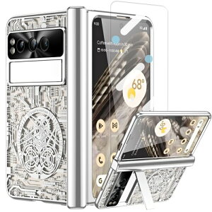 Miimall Google Pixel Fold�p�ی�P�[�X �t�C���� �O�[�O�� �s�N�Z�� Fold �P�[�X �X�^���h�@�\ �I�V������ �܂��ޕ����ی� Google Pixel Fold�J�o�[ �S�ʕی�P�[�X �s�N�Z�� Fold �J�o�[ �t�C����(