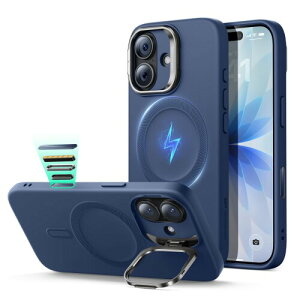 ESR iPhone 17 �P�[�X MagSafe�Ή� �J�����{�^���t�� �B���X�^���h �����\ 3�{�ČRMIL�K�i ���C�����X�[�d�Ή� �G�A�K�[�h�R�[�i�[ �ϏՌ� ���h�~ �y�� �X�}�z�P�[�X �����_�炩�ȑf�� �_��