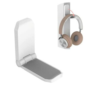 KIWIFOTOS 折り畳み式 ヘッドホンフック 壁掛け 磁吸開閉 ヘッドホンスタンド コンパクト 小型 ヘッドフォンハンガースタンド 吊り下げ 両面テープ 強力粘着 取付簡単 ABS製 壁 机 卓上 デ