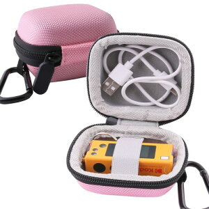 WERJIA ���[�P�[�X�ƌ݊����̂��� KODAK CHARMERA �L�[�`�F�[�� �f�W�^���J�������s���[ �Ή� �ϏՌ� �h�� �h�o ���[�J�o�[�C�J���r�i�t�� (�s���N)
