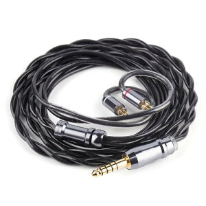 NICEHCK DuskAg イヤホンリケーブル アップグレードケーブル 5N純銀と単結晶銅シールド層の導体 交換用 音質改善 hifiイヤホンケーブル 柔らかい 音場広がり 着脱式 1.2m DIY (4.4mm 0.78 2Pin)