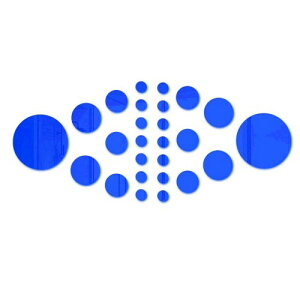 BIRLD EH[ ~[ XebJ[  \t  WALL MIRROR STICKER Ȃ ۂ  26 ( u[ )