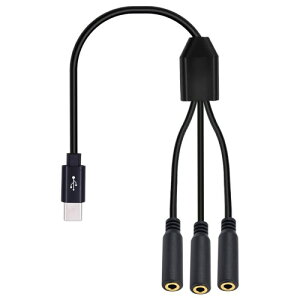 Poyiccot USB C AUX �ϊ��P�[�u���A3.5mm �ϊ� �^�C�vc�w�b�h�t�H�����z�P�[�u���AUSB Type-C to 3.5mm 4�� �I�X -���X�O�� �^�C�vc �C���z�� ���� �A�_�v�^�[�R�[�h �}�C�N�A�w�b�h�t�H���AGalaxy�AMacB