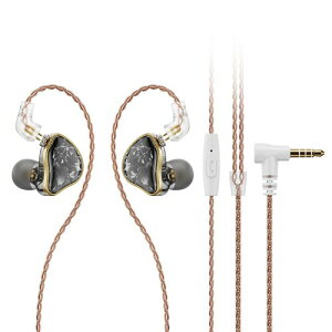 NICEHCK DB2 �C�����j�^�C���z�� �J�i���^ 1DD+1BA �_�C�i�~�b�N�h���C�o�[1��{�o�����X�h�A�[�}�`���A�^�h���C�o�[1�� 0.78mm 2Pin 3.5mm�v���O �L�� ���|���� �}�C�N�t�� ���P�[�u���C���z��