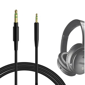 Geekria �P�[�u�� �݊��� �I�[�f�B�I�R�[�h �{�[�Y Bose Bose QC Ultra, QuietComfort, QC SE, QC 45, QC 35 II, QC 35, headphones 700 �w�b�h�z���P�[�u���A2.5mm�ɓK������ 1.2 m