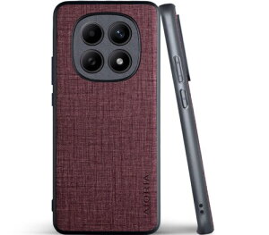 Aioria �݊��� �P�[�X for Xiaomi Redmi Note 15 5G ���n�p�^�[�����U�[�����ɕی쏃�F�X�}�z�P�[�X (Red, For Redmi Note 15 5G)