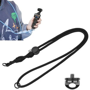 (Coyktonty) DJI Pocket 3/INSTA360 X5 X4 X3 X2/GO 3S/GO 3/Osmo Action 5 Pro/Action 4 3/GoproV[Y Ή Xgbv lbNXgbv 71/123 CM  SR[h ͎Rɒł (Black)