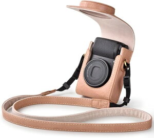 Rieibi �J�����P�[�X Sony ZV1F/ZV1/ Fujifilm X-Half/X-HF1/ Ricoh GR IV/GR IIIx/GR IIIx/Ricoh GR III II/Panasonic LX9 LX10 LX15/Canon G7X III / G7X II / SX740 HS�p �J�����L�����[�o�b�O �J�o�[ �X�g���b�v�t�� - �s���N (�J