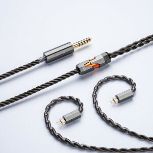 Angelears | Yongse Mars HIFI �C���z�� �A�b�v�O���[�h�P�[�u�� 0.78mm 2pin 4.4mm �v���O �┓�����⃁�b�L������ �����x400�R�A 3�w�����b�L�v���O (�u���E��)