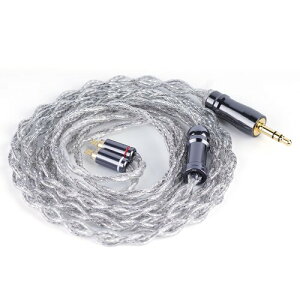 NICEHCK SilverWings �C���z�����P�[�u�� �A�b�v�O���[�h�P�[�u�� �����d���{�����d�����b�L��{6N�Ȃ܂����{6N�ēݓ����b�L��~�b�N�X���� 6N���x �A���~���V�[���h 0.78 2Pin 3.5mm �����p�C��