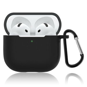 PRODELI �C���z���P�[�X For AirPods ��4���� ��p �J�o�[ �i2024�j�V���R���f�� �L�Y�h�~ �ϏՌ� �J���r�i�t�� ���C�����X�[�d �����h�~ �_�炩�� �����[�d�\ �y�� airpods 4 �p �ی�J�o�[ (�u