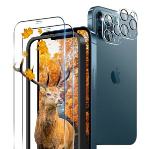 p iPhone 12 Pro KXtB 2 ACtH 12 v tB + 2 JیtBZb Ή iPhone 12Pro KX SʕیtB P[X ߗ 3D TouchΉ 0.26^ 