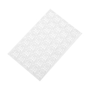 POPETPOP 粘着式の足 キャビネット用クリアバンパー ドアバンパー 再利用可能なドアストッパー ドアガード バンパーパッド ウォールバンパーガード 額縁バンパー シリカゲル