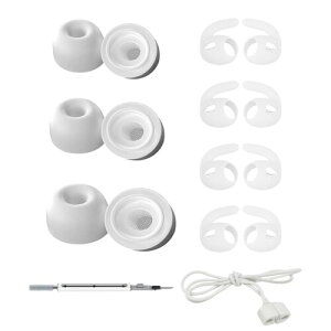 umvowuxa 4�s�[�X�Z�b�gfor Apple Airpods Pro���|��4��+��������l�b�g�V���R�������уo�b�N�P�[�XS/M/L+ 2���ڃv�b�V���v�����|���y��+�E���h�~�R��70cm