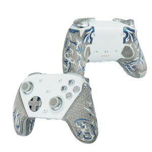 GameSir G7 Pro�p�R���g���[���[�O���b�v SHADOW BOOLT�� �h���E���w�e�N�X�`���[�E�z�����H �J�b�g�ς݃O���b�v�e�[�v�i�A�b�V���O���[�A���^���b�N�u���[�A�z���C�g�j