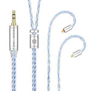 Yinyoo �C���z�� ���P�[�u�� mmcx 3.5mm KBEAR ST16 KBX4990 5N �P�������⃁�b�L 16�c �C���t�H�� �P�[�u�� �������P �C�����j �A�b�v�O���[�h�P�[�u�� hi-fi�I�[�f�B�I �w�b�h�t�H�� �����p�P�[�u��