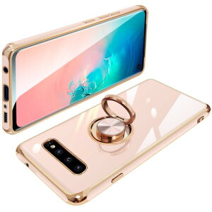 Galaxy S10 P[X Ot SC-03L SCV41 MNV[S10 O Jo[ ϏՌ TPU gуJo[ VR X^h@\t 360]ԍڃz_[(sN)