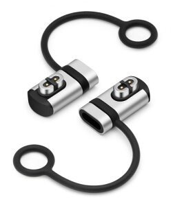 leizhan �[�d�A�_�v�^�[�iShokz�w�b�h�z���p USB-C�Ή��A2�Z�b�g�j�AAfter Shokz�w�b�h�z���p�[�d���p�}�O�l�b�g���[�d�R�l�N�^�iShokz Aeropex�AOpenRun/Pro/Mini�AOpenComm �Ή� - �V���o�[�j