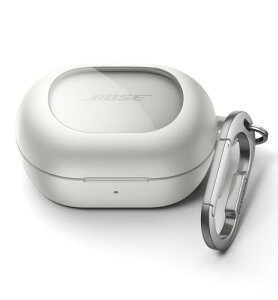 SURITCH �P�[�X �Ή� Bose New QuietComfort Earbuds (2024),�ϏՌ� ���C���b�N�� �ی�P�[�X �w�b�h�z���J�o�[ �N���[�j���O�L�b�g�����C�����X�[�d�Ή����J���r�i�L�[�z���_�[�t���C��