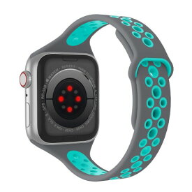 Huoct コンパチブル Apple Watch バンド アップルウォッチ バンド シリコン 交換ベルト 防汗 iwatch Series 6/5/4/3/2/1/SEに対応 38mm 40mm 42mm 44mm