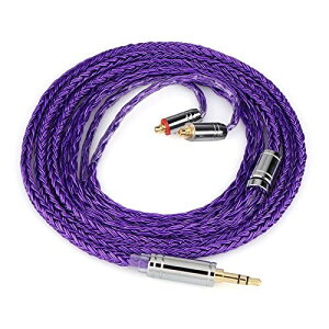 Tripowin Zonie 16 �R�A�[�⃁�b�L�P�[�u����SPCHIFI�C���z���A�b�v�O���[�h�P�[�u�� (3.5mm-MMCX, Violet)