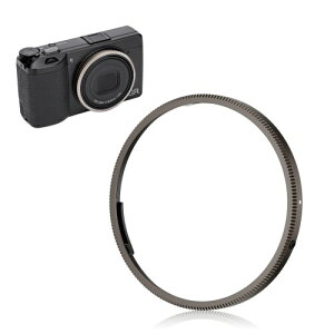 JJC GN-3 �����O�L���b�v ���R�[ Ricoh GR IV GR4 GR IV HDF GR IV Monochrome �ɑΉ� �}�E���g�ی� Ricoh GN-3 �݊� �����Y�f�R���[�V���������O �ی샊���O �A���~�j�E������+ABS �_�[�N�O���[