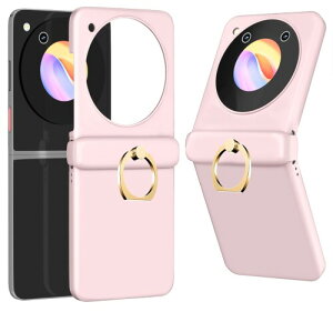 PAILAIMEN ZTE Libero Flip 5G �P�[�X �����O�t�� �C�菝�h�~ A304ZT �J�o�[ �X�^���h�@�\ �ϏՌ� ZTE Libero Flip ��p �J�o�[ PC libero flip �X�}�z�P�[�X �w�ʂɕی�t�B�����t�� �X�g���b�v���t�� ����