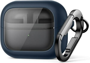 SURITCH �P�[�X �Ή� Samsung Galaxy Buds 3 Pro/Buds 3 FE (2025)/Buds 3 (2024),�ϏՌ� ���C���b�N�� �ی�P�[�X �w�b�h�z���J�o�[ �N���[�j���O�L�b�g�����C�����X�[�d�Ή����J���r�i�L�[�z���_�[�t��