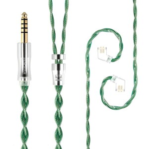 Yinyoo QDC4.4mm �C���z���P�[�u�� ���P�[�u�� �C���z�������p�P�[�u�� 1.2m 4N�����x���_�f���⃁�b�L�f�� ���w���h�~�ґg�\�� �O���g�o�����X 2pin MMCX QDC�I���\ �A�b�v�O���[�h ������