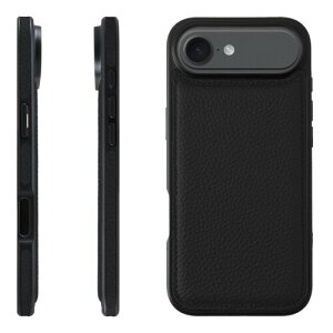 HANATORA for iPhone 17Air �P�[�X �{�v �ϏՌ� �o���p�[�^ �X�}�z�P�[�X �X�}�z ���ʖ{�v �V�������N���U�[ �M�t�g �u���b�N WPG-17Air-Black