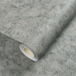 Haimin はがせる壁紙シール コンクリート調60cmx10m 厚手壁紙シール 防水 防汚 耐油 耐熱 3d壁紙グレー DIY 家具 壁 キッチン 扉 テーブル 店舗 装飾シート補修 カッティングシート リメイクシ