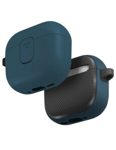 UNIQ AirPods 4 ���b�N �P�[�X �Ռ� �z�� �ی� �J���r�i�t�� Clyde (���C�����u���[/�_�[�N�O���[, AirPods 4)