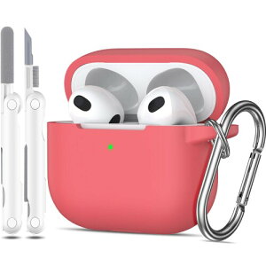 MHYALUDO AirPods  3 P[XJo[ 2021ARpO[h̗h~\tgVRՌzیی AirPods 3 P[XXLAL[`F[ƃN[jOLbgtAtg LED A