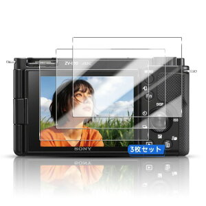�Ή� SONY ZV-E10 / ZV-1F / ZV-1 / ZV-1 II �K���X�t�B���� �w��h�~ ���Y���Ɏq�ގ� SONY ZV-E10 ���^ �����K���X �ی� ������ �t�� �P�[�X 9H�d�x ����0.26mm�����^ �����ߗ� �C�A�Ȃ� SENXLL-SONY ZV-E10G03