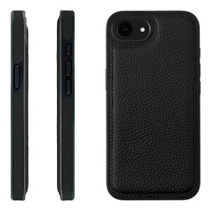 HANATORA for iPhone 17e 16e �P�[�X �{�v �ϏՌ� �o���p�[�^ �X�}�z�P�[�X �X�}�z ���ʖ{�v �V�������N���U�[ �M�t�g �u���b�N WPG-16e-Black