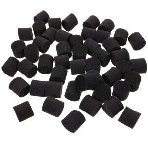 YARDWE 100個 水耕栽培 スポンジ、 黒 苗 スポンジ 無土 栽培 スポンジ ウィートグラス 栽培器 ブロック 植え付け 園芸 ツール 野菜用 栽培 温室