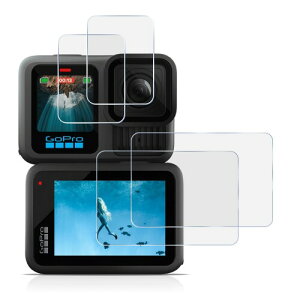 �Ή� GoPro HERO13 �K���X�t�B���� �t���ی�t�B���� �Ή� gopro hero 13 black �J���������Y�ی�t�B���� �����ߗ� �t���ی� �d�x9H �ϏՌ� ��U�h�~ �����^ �P�[�X�Ɋ�?�Ȃ� gopro hero 13 �A�N�Z�T
