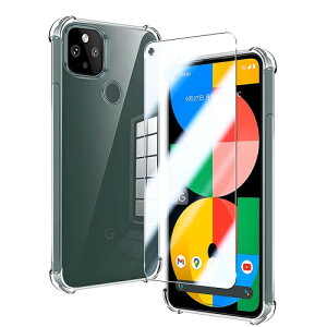 Ή Google Pixel 5a 5G P[X NA P[X Google Pixel5a 5G Jo[ TPU یP[X Jo[w + Google Pixel5a5G KXtB tB {Ɏq tB Google Pixel 5 a 5G KX dx9H