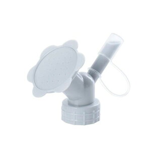 HJ ガーデニング キャップ シャワー ペットボトル用ジョーロ ジョロくん 軽量 小型 携帯 鉢植え プラスチック 散水用具 水やり 水さし (1個セット, グレー)