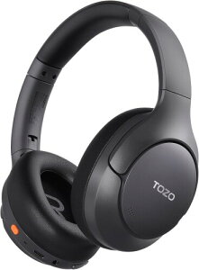 TOZO HT3 ���C�����X�m�C�Y�L�����Z�����O�w�b�h�z�� Hi-Res �n�C���]�Ή� bluetooth (6.0) USB-C/AUX�L���ڑ� �}���`�|�C���g 3D�I�[�f�B�I �A�N�e�B�u�m�C�Y�L�����Z�����O 45dB�ጸ �g�F�n���� �J