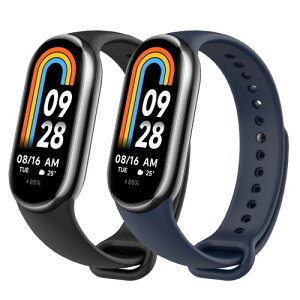 (MoKo) 2���Z�b�g Xiaomi Smart band 10/9/8�p �o���h Xiaomi SmartBand9 Band8 �X�}�[�g�o���h 10 �����p�x���g �X�|�[�c�x���g �V���I�~ 10/9/8 �p �y�� �_�炩�� �V���R���� �X�e�����X���O�őϋv �戵��