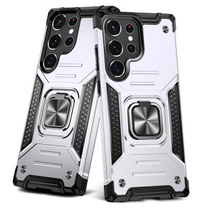 Galaxy S23 Ultra 用ケース リング付きカバー 耐衝撃 スタンド機能 車載ホルダー レンズ保護 ギャラクシーS23 Ultra 用スマホケース PC TPUバンパー 防塵 人気 落下防止 滑り止め 指紋防止 携帯カ