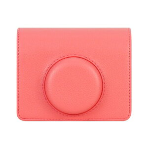 �x�m�t�C���� instax mini Evo �J�����P�[�X Instax Mini EVO PU���U�[�ی�P�[�X���߉\�ȃV�����_�[�X�g ���o���ȒP �`�F�L�J�����J�����J�����o�b�O �S�ʕی� �g�ѕ֗� (�s���N)