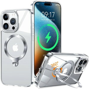 ZapNet iPhone 13 Pro Max�p �N���A �P�[�X Magsafe �Ή� (��_�X�^���h�E������萫)(�{�̂��Č��E�ɓ���)�X�g���b�v�z�[���t�� �}�O�Z�[�t ���C�����X�[�d�Ή� ���ϖh�~ �ČRMIL�K�i�擾�E�Ϗ�
