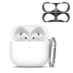ELYBYYLE for AirPods 4 �P�[�X �\�j�[ ���C�����X �C���[�z�� AirPods 4�p�V���R���ی�P�[�X �L�Y�h�~ �ϏՌ� �h�� �h�o �����h�~ �����[�d�\ AirPods 4 �p�ی�P�[�X �z���C�g